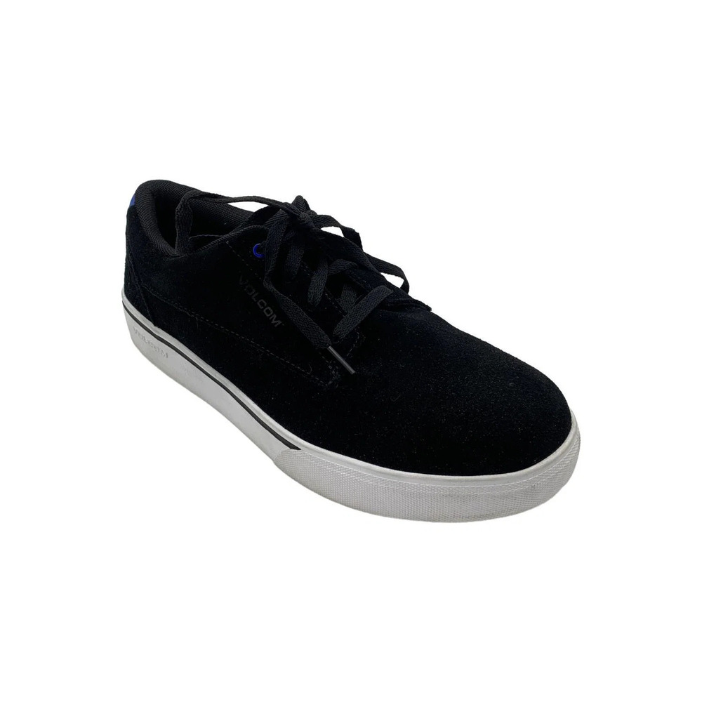 Volcom Work Men's True skate inspired Work & Safety Sneaker Black/Blue - Wide